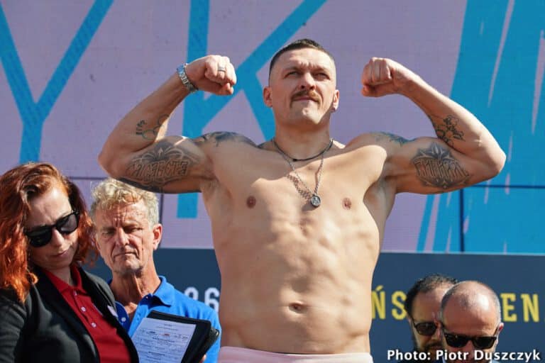 Usyk expected to call out Tyson Fury if victorious against Dubois on Saturday