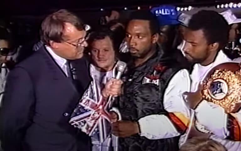 Nigel Benn Vs. Iran Barkley: A Three-Minute Street-Fight Explosion!