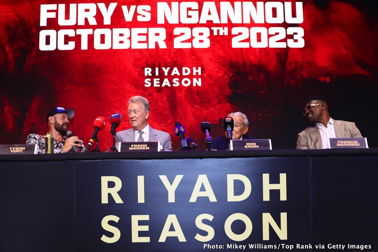 Boxing photo: Francis Ngannou, Tyson Fury image Tyson Fury wants Francis Ngannou in cage after October 28th fight