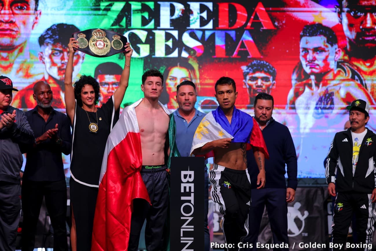 Boxing photo: Mercito Gesta, William Zepeda image Zepeda vs. Gesta = War of will TONIGHT on DAZN