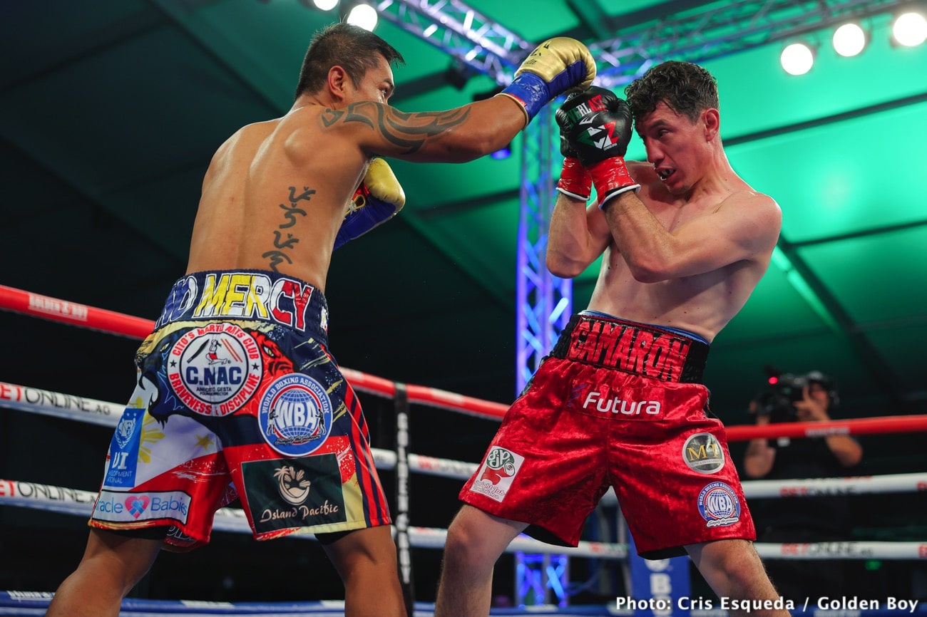 Boxing photo: Mercito Gesta, William Zepeda image William Zepeda destroys Mercito Gesta in six round KO - Boxing results
