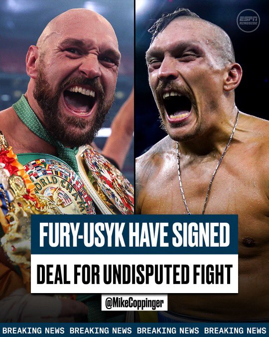 Fury vs. Usyk: The Undisputed Heavyweight Showdown Set for Late December or January!