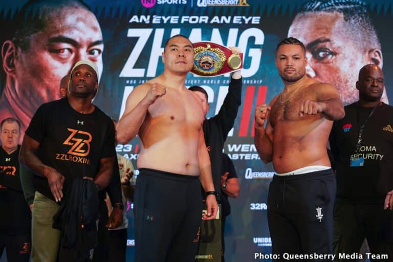 Boxing Tonight: Joe Joyce vs Zhang II – Live Results