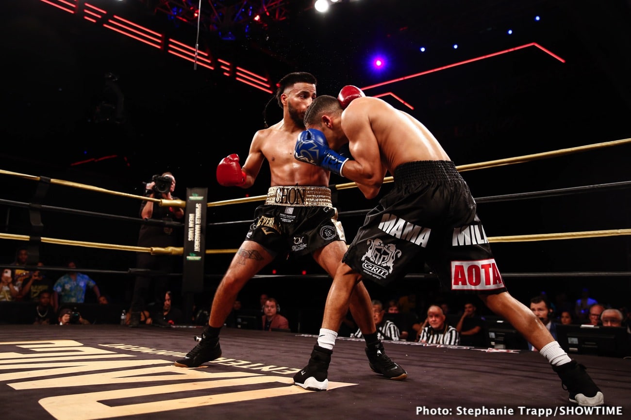 Boxing photo: Rafael Pedroza, Ramon Cardenas image Ramon Cardenas KOs Rafael Pedroza - Boxing Results