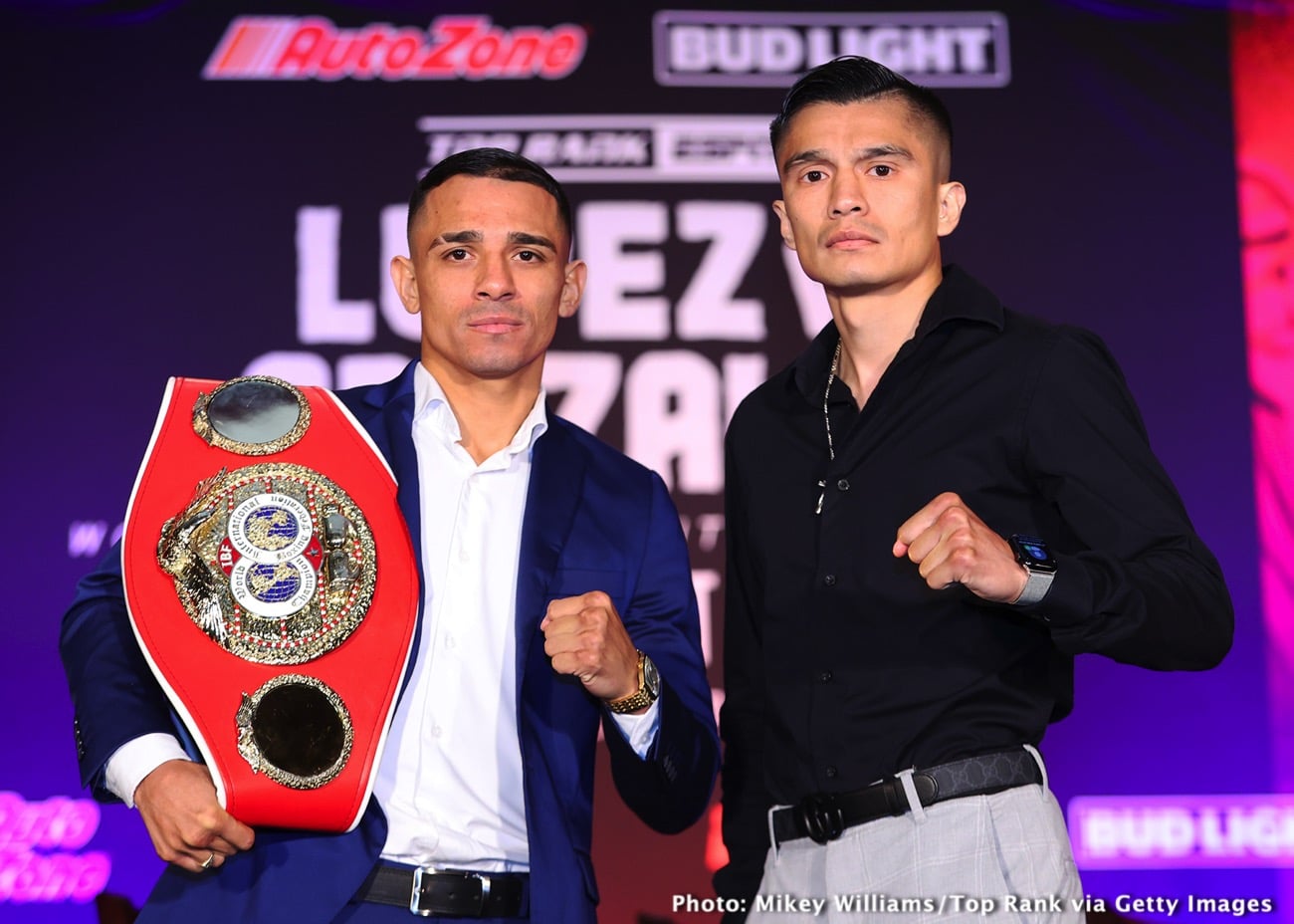 Boxing photo: Joet Gonzalez, Luis Alberto Lopez image Results: Luis Alberto Lopez Retains IBF Featherweight Title Against Gonzalez