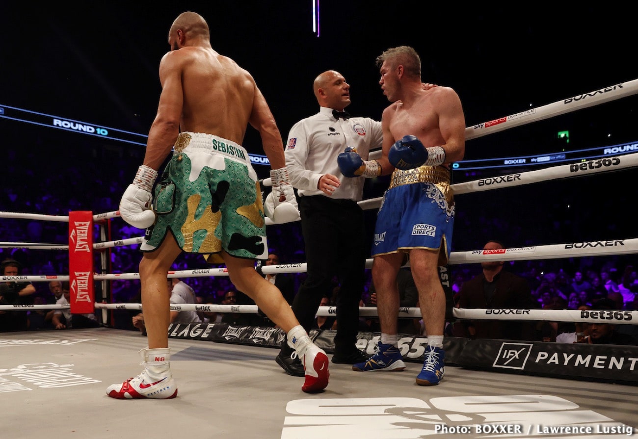 Chris Eubank Jr. stops Liam Smith in 10th round TKO - Boxing Results