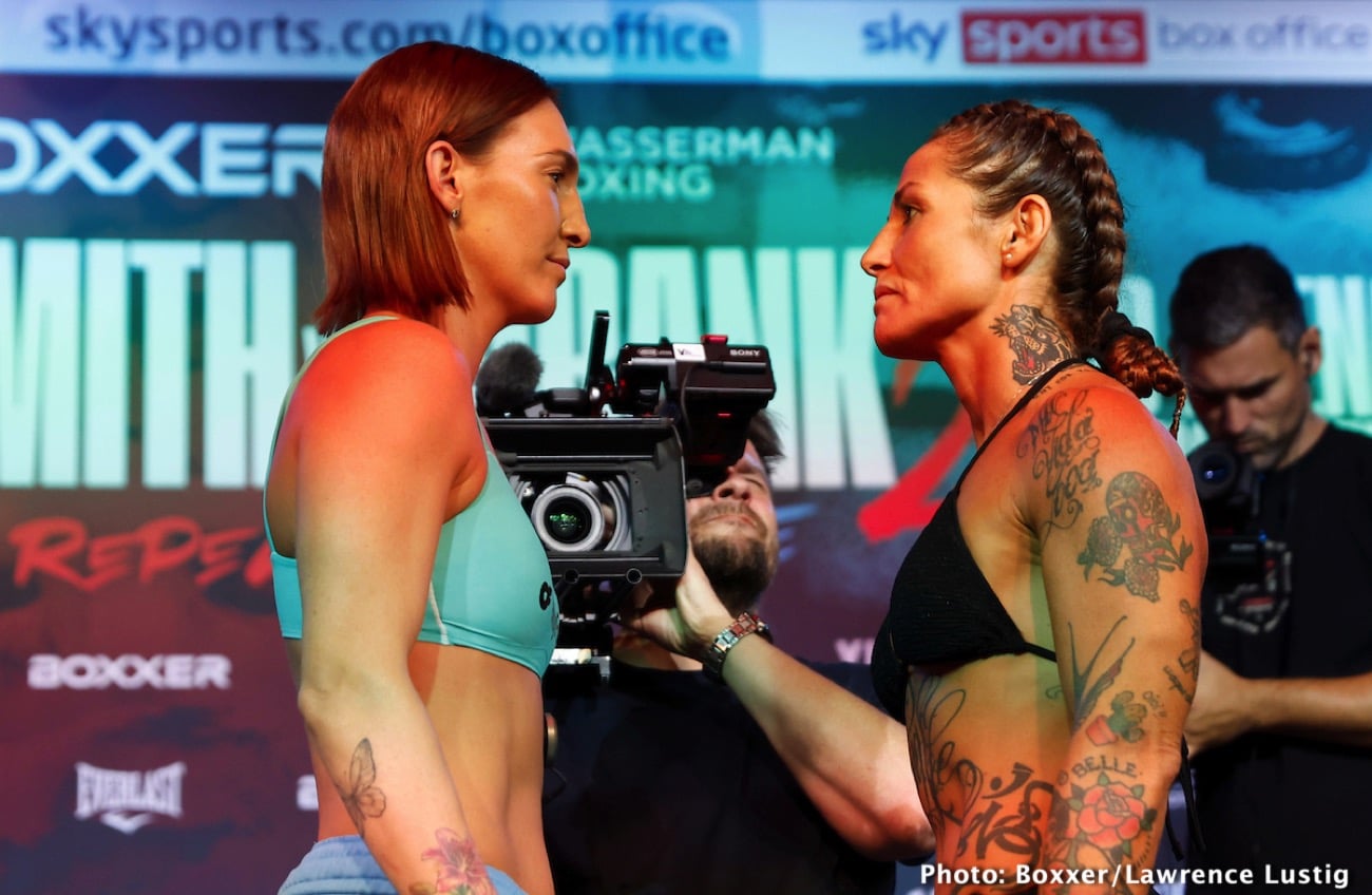 Smith vs. Eubank Jr. Official ESPN+ / Sky Sports Weights