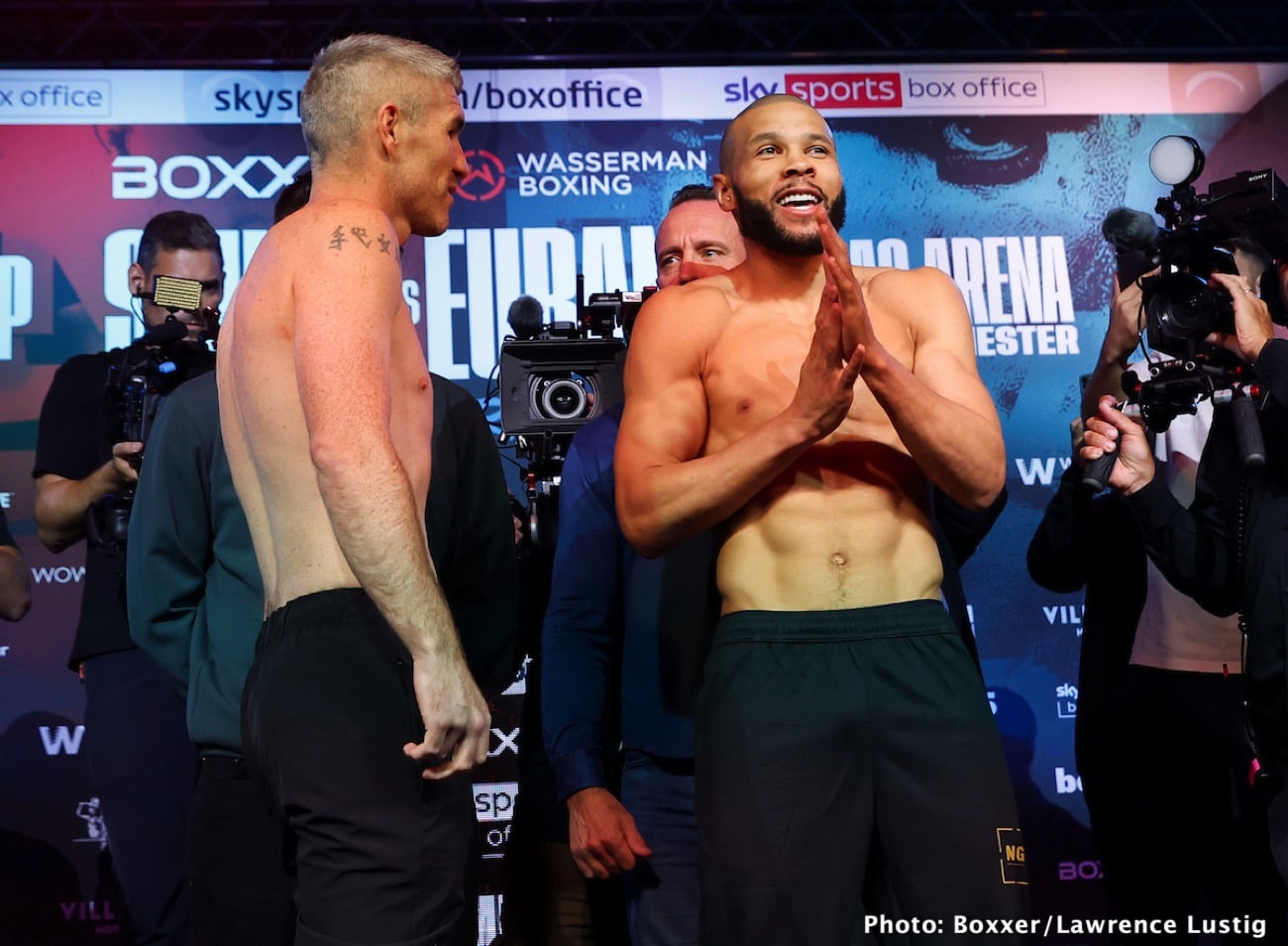 Smith vs. Eubank Jr. Official ESPN+ / Sky Sports Weights