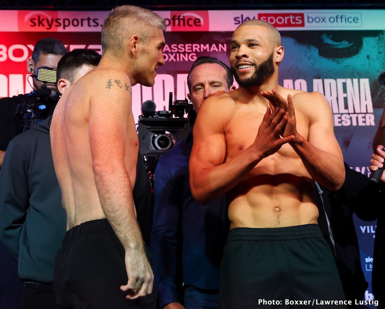 Smith vs. Eubank Jr. Official ESPN+ / Sky Sports Weights