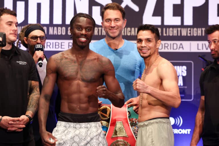 DAZN weights: Hitchins vs. Zepeda - for tonight in Orlando
