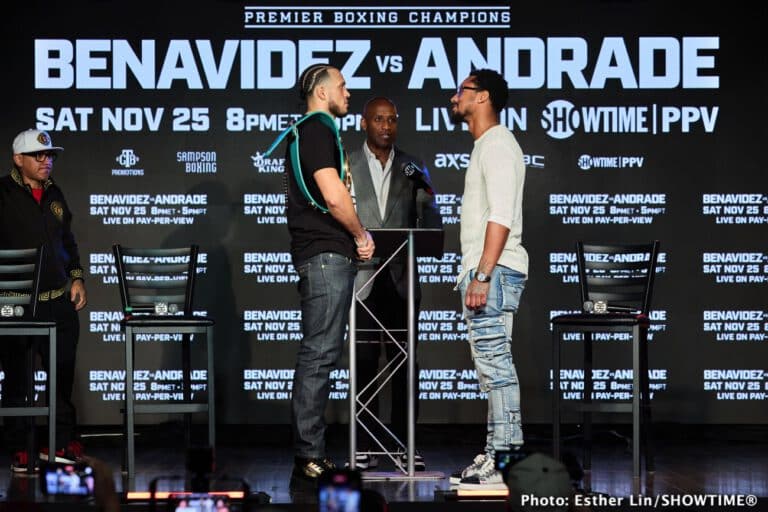 Demetrius Andrade: "Benavidez is just going to come forward"