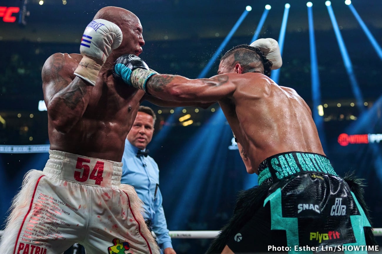 Results: Mario Barrios Topples Yordenis Ugas in Welterweight Showdown!