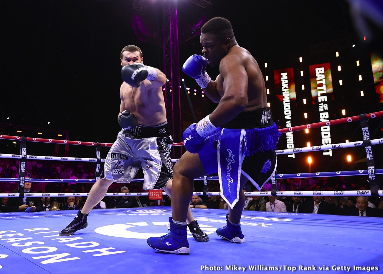 Arslanbek Makhmudov Wipes Out Wright In One Round - Boxing Results