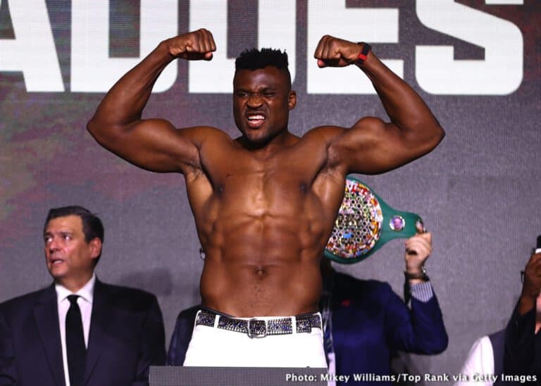 Francis Ngannou Enters The New WBC Top 10 Heavyweight Rankings