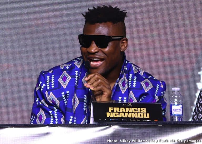 Francis Ngannou: “Wilder Better Get It Together, I Want That Name On My Record”
