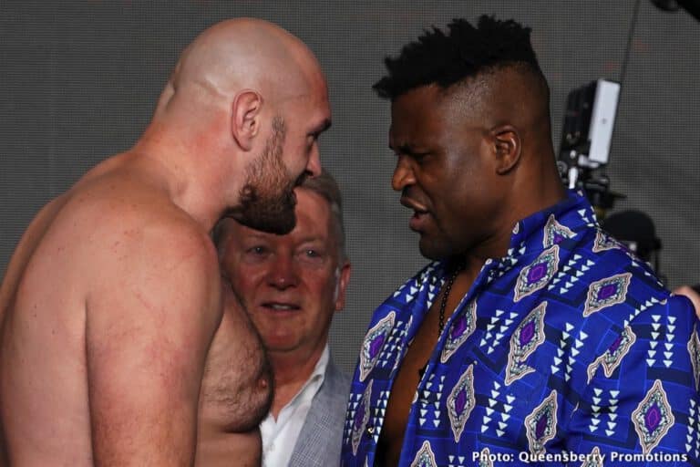 WATCH LIVE: Fury - Ngannou ESPN Weigh In