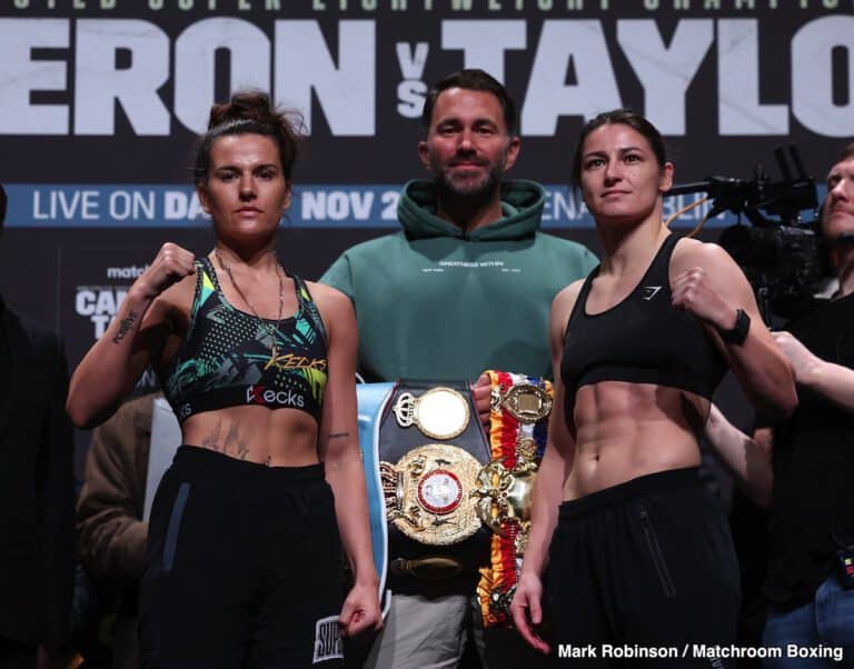 Chantelle Cameron Claims That The Katie Taylor Trilogy Fight Is “Off"