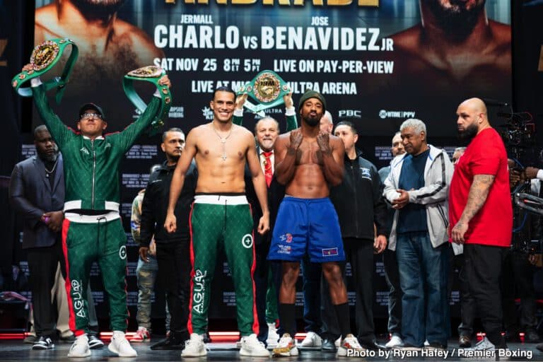 David Benavidez vs. Demetrius Andrade: Just To Get A Rep