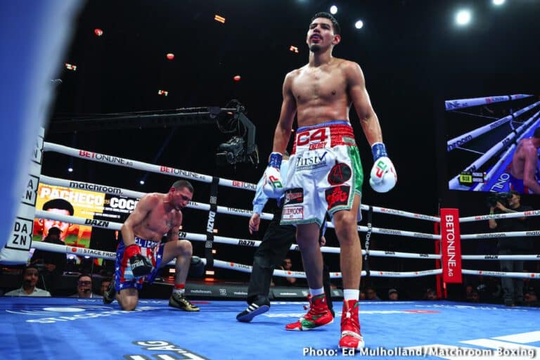 Diego Pacheco stops Marcelo Coceres in ninth round KO - Boxing results