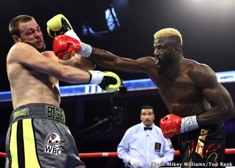 Efe Ajagba destroys Goodall & Muratalla stops Torres - Boxing results