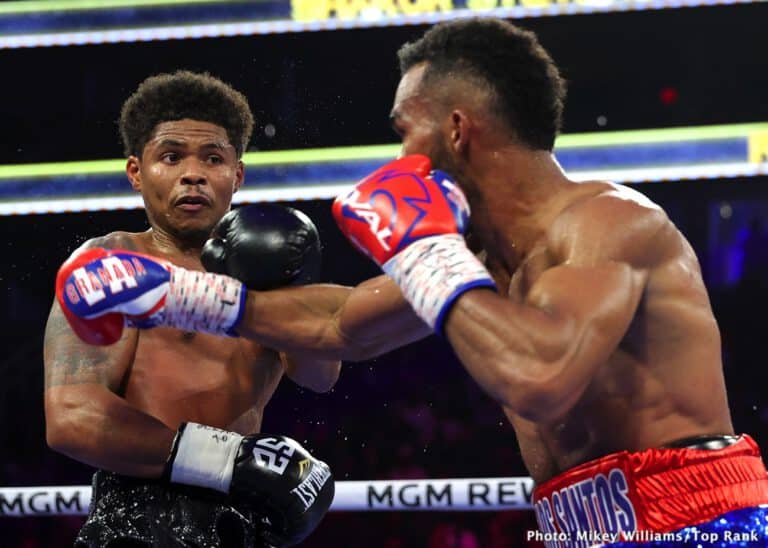 Shakur Stevenson Defeats De Los Santos to Win Lightweight World Title