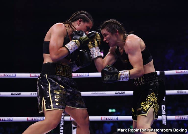Photo: Chantelle Cameron Takes Aim At Katie Taylor Ahead Of Possible Third Fight: “I Ruined Your Party” Chantelle Cameron Takes Aim At Katie Taylor Ahead Of Possible Third Fight: “I Ruined Your Party”