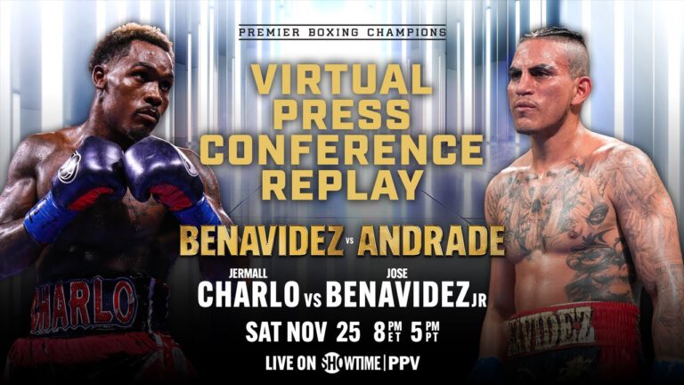 Jermall Charlo & Jose Benavidez go at it during virtual press conference