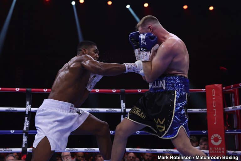 AJ resurrected: Joshua crushes Wallin in Riyadh, reignites title hopes: Boxing results