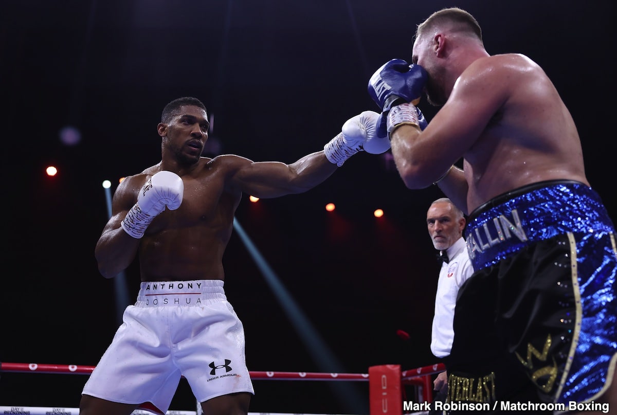 Joshua plots busy 2024, awaiting heavyweight collision