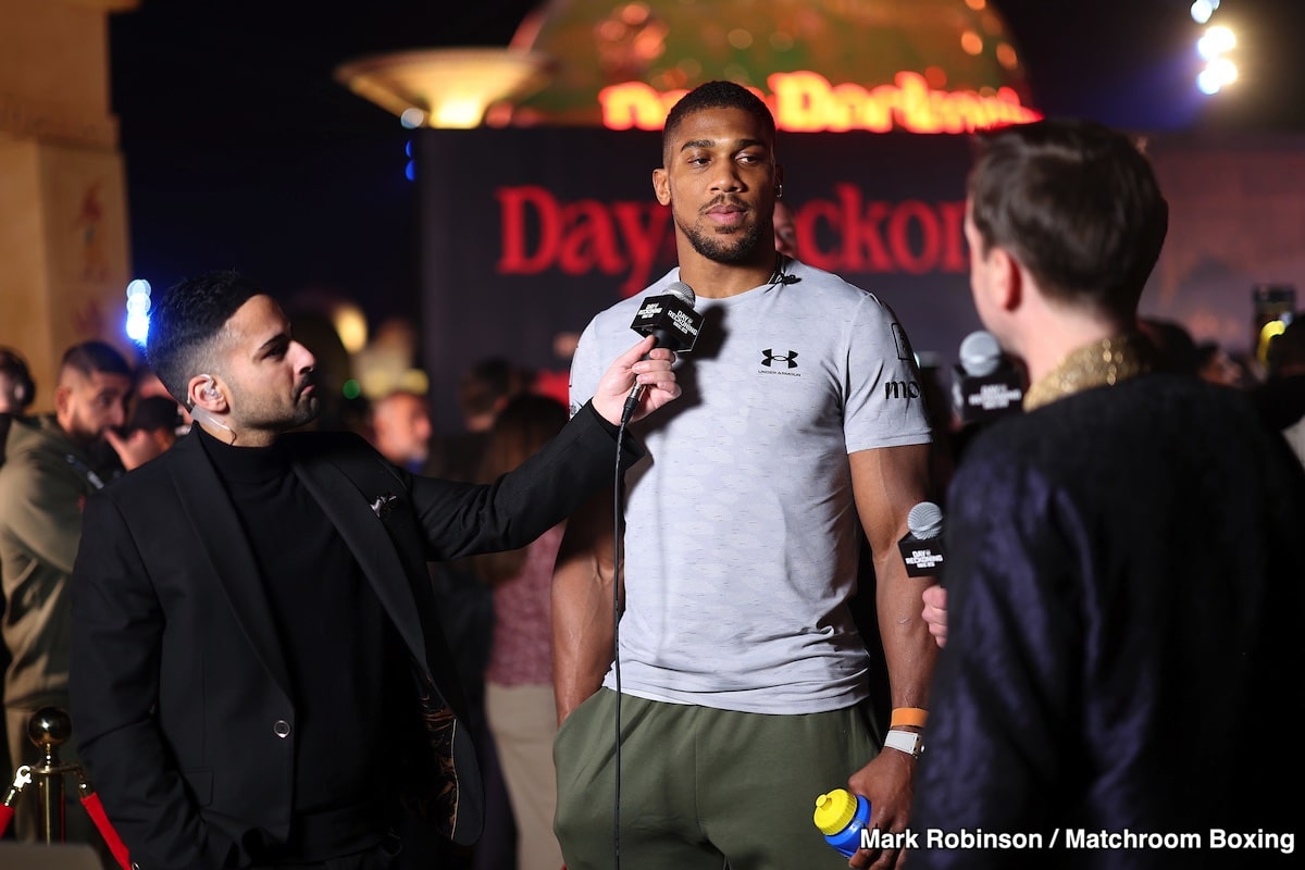 Hearn on Joshua vs. Ngannou: Nervous, But Expecting a Win