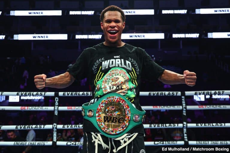 Devin Haney: “My Dad Deserves Trainer Of The year, And I Deserve Fighter Of The Year”
