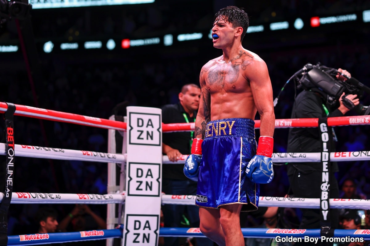 De La Hoya Pushes for Garcia vs. Haney, Declares End to "A-Side, B-side nonsense"