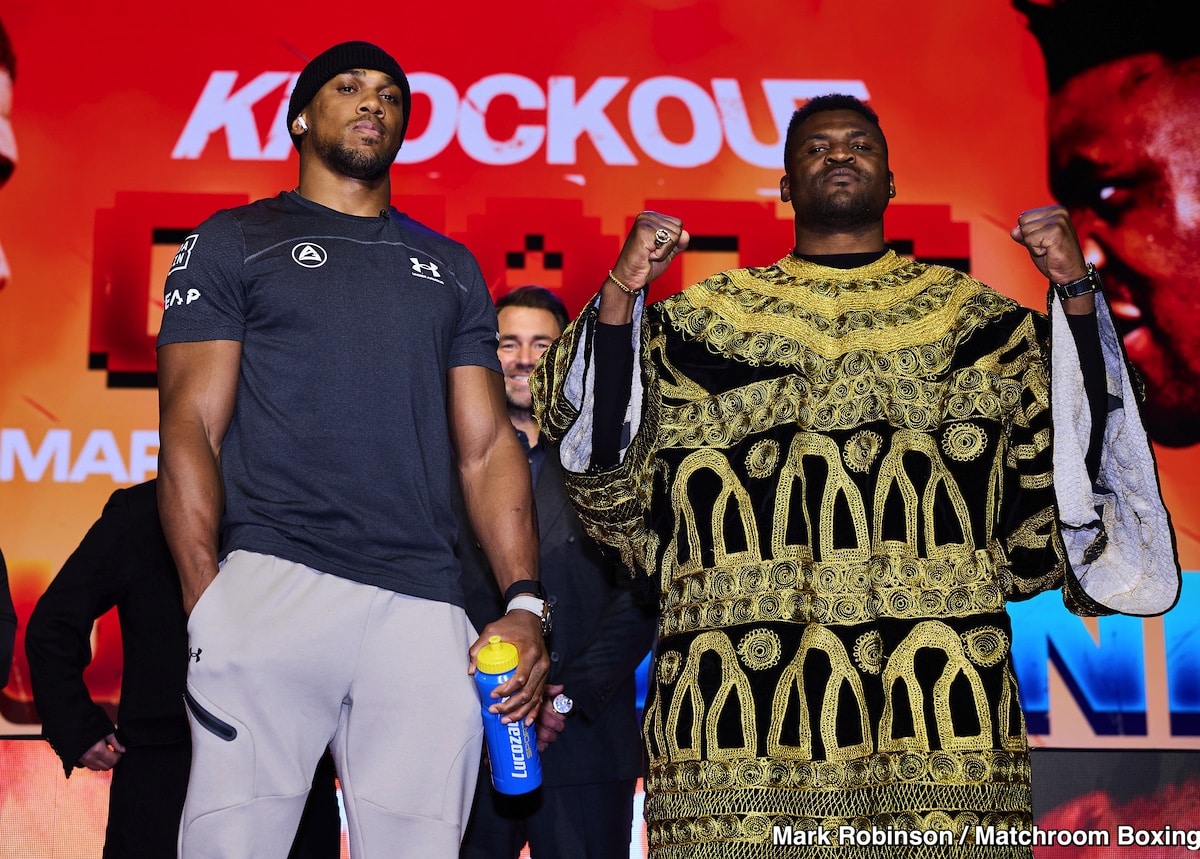 Jono Carroll Predicts Joshua Win, But Acknowledges Ngannou's Threat
