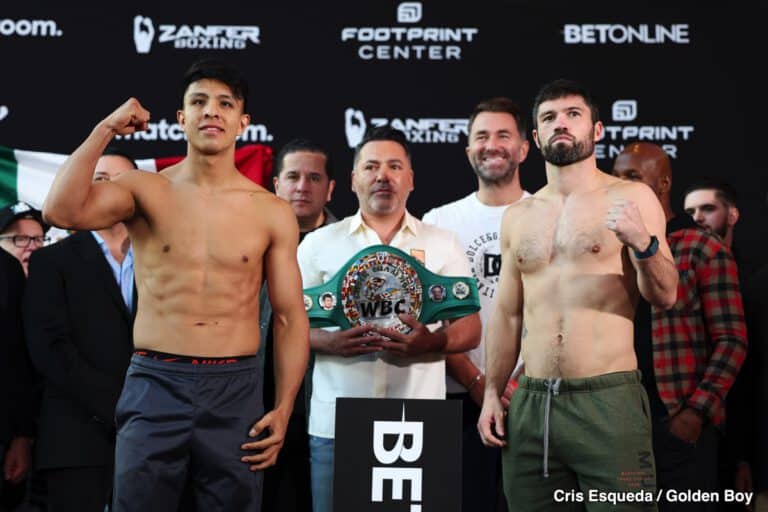 DAZN Weights: Munguia vs. Ryder - Canelo Sweepstakes on the Line