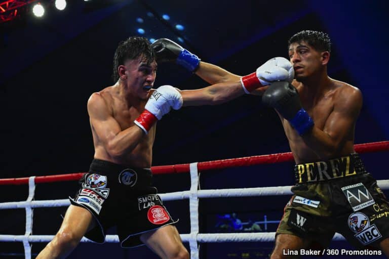 Omar Trinidad defeats Perez - Boxing Results