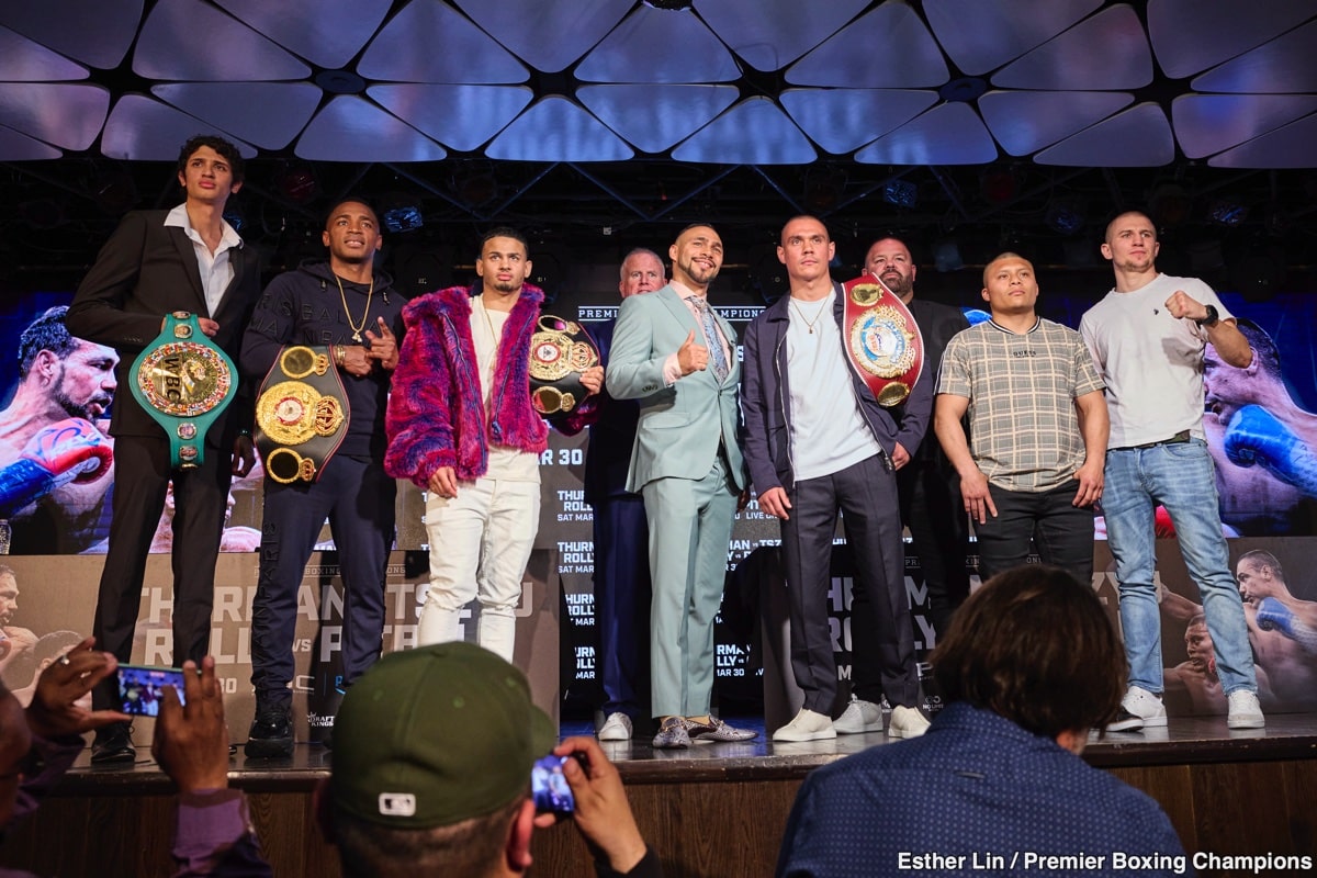 Tim Tszyu and Thurman Trade Barbs at Kickoff Press Conference: War of Words Heats Up