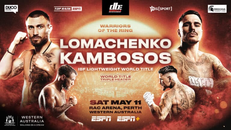 Kambosos Jr. Banks on Russian Coach for Lomachenko Fight