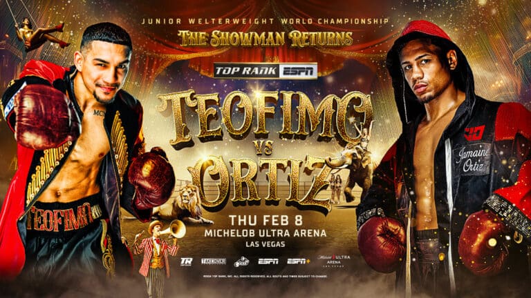 Doubleheader Showdown: Teofimo Lopez battles Jamaine Ortiz, Keyshawn Davis faces Jose Pedraza on February 8th on ESPN