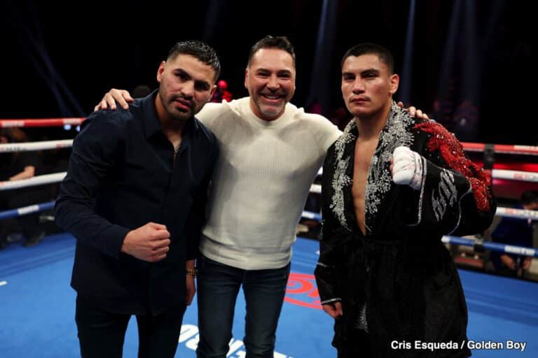 De La Hoya Says Vergil Ortiz Jr Is “The Best Fighter On The Planet....At 154, At Any Weight Class”