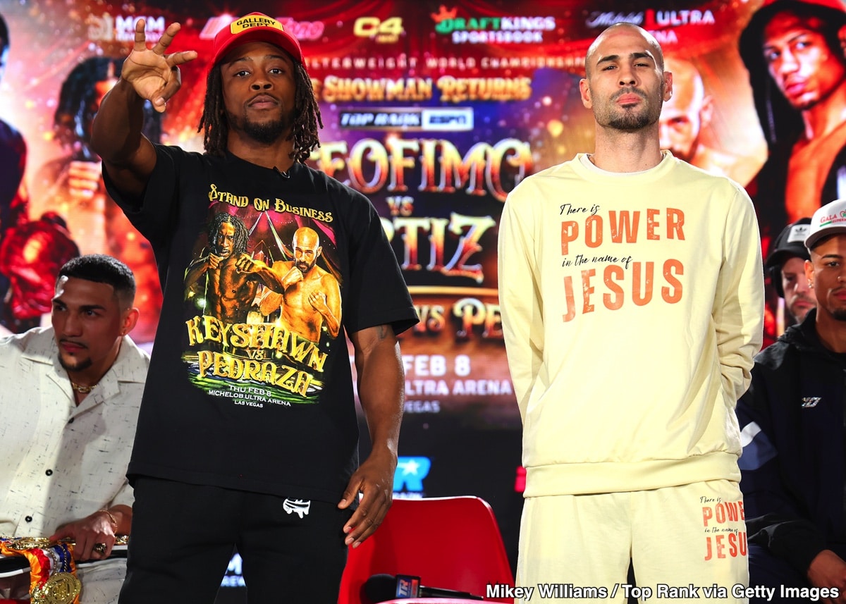 Keyshawn Davis Guns for Navarrete After Jose Pedraza Fight on Thursday