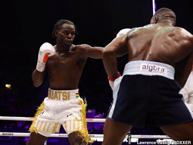 Buatsi Battles Through War to Defeat Azeez and Clinch WBA Title Shot - Boxing Results
