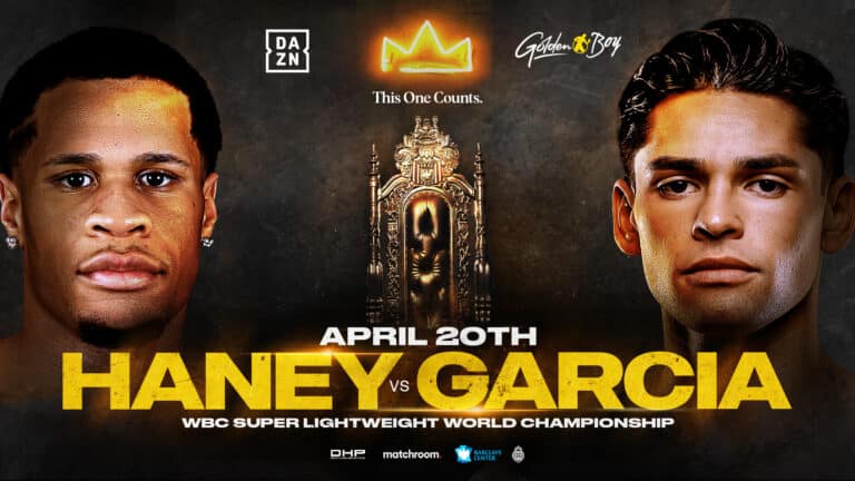 Haney Vs. Garcia Will Take Place In New York, De La Hoya Reveals
