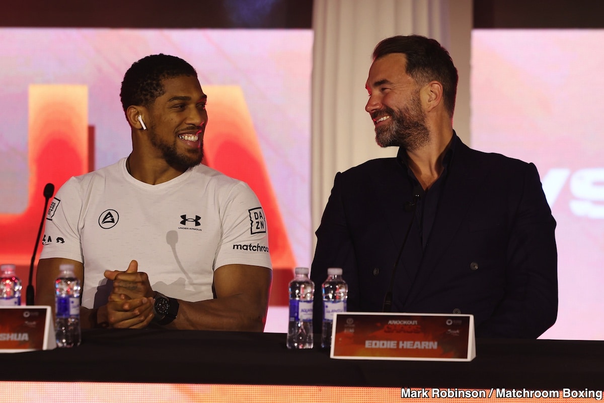 Hearn On Who Joshua Could Fight Upon His Return: Fury, Dubois, Wilder