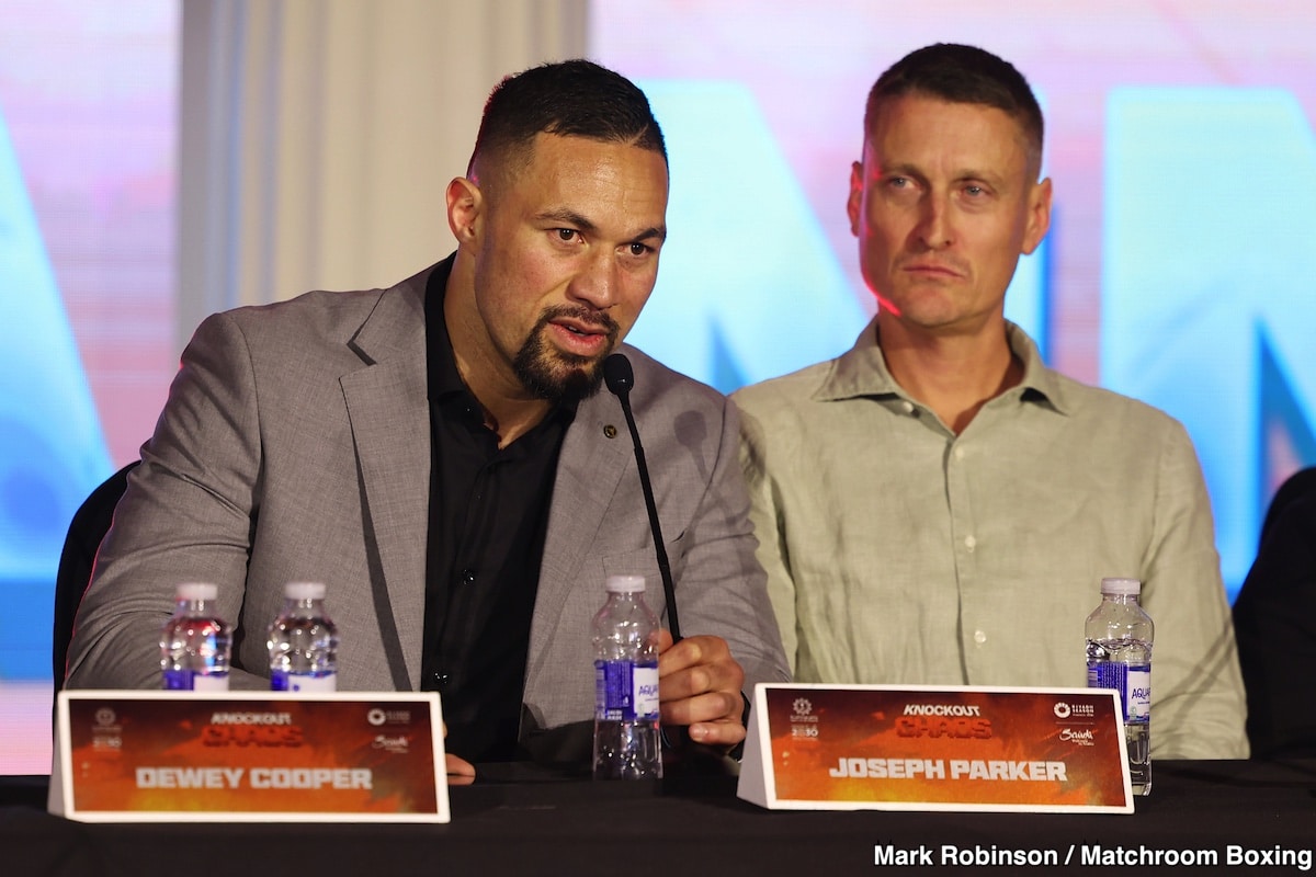 Joseph Parker, Annoyed Over His Enforced Lack Of Activity, Aims For September/October Return