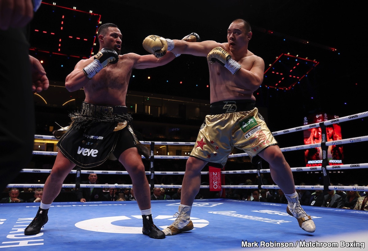 Joseph Parker Could Move On From Zhang And Fight Joyce In A Different Rematch Says His Promoter