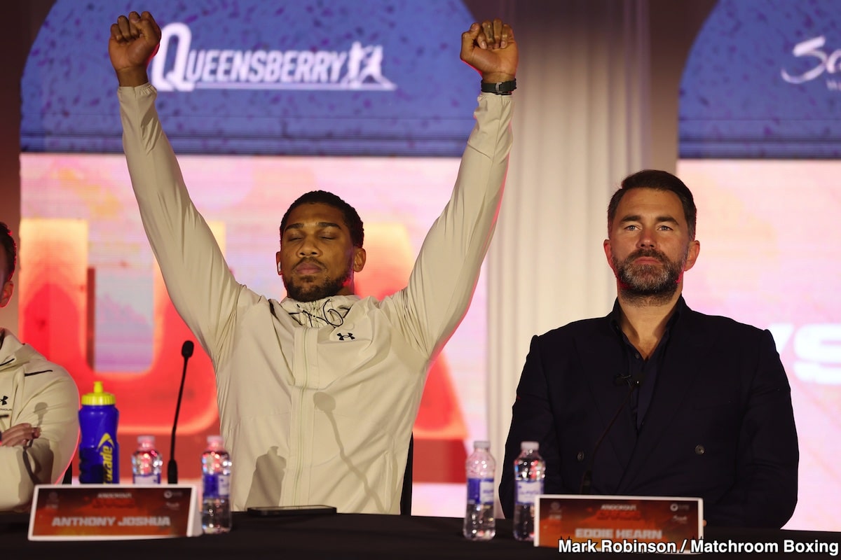 Hearn: “There Is No Bigger Fight In The World Still Than Fury vs Joshua”