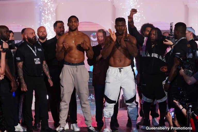 Anthony Joshua vs. Ngannou and Zhilei Zhang vs. Joseph Parker: Tonight's Preview and Predictions