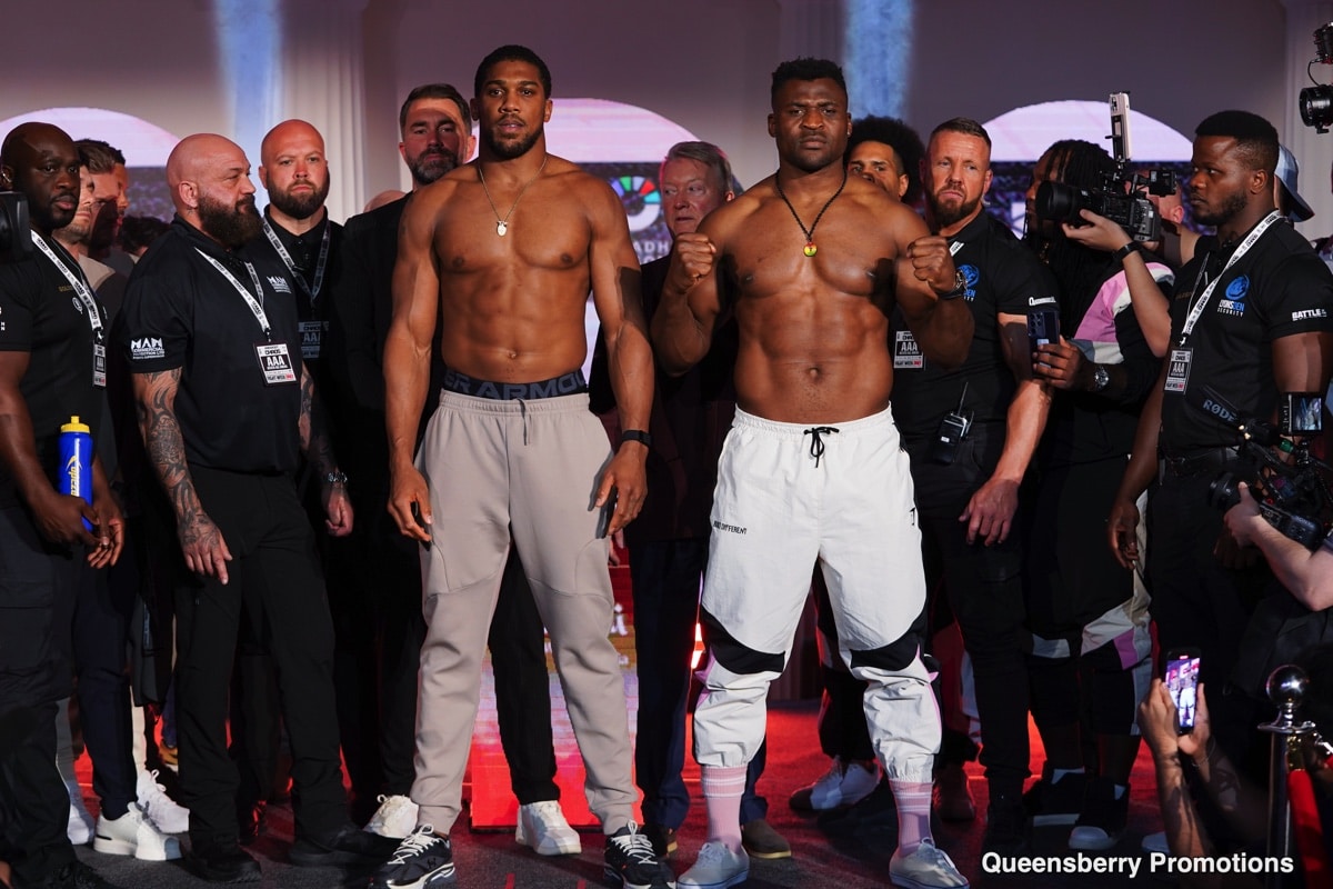 Anthony Joshua vs. Ngannou and Zhilei Zhang vs. Joseph Parker: Tonight's Preview and Predictions