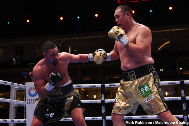 Zhang Says Rematch With Joseph Parker “Will Happen At The End Of The Year”