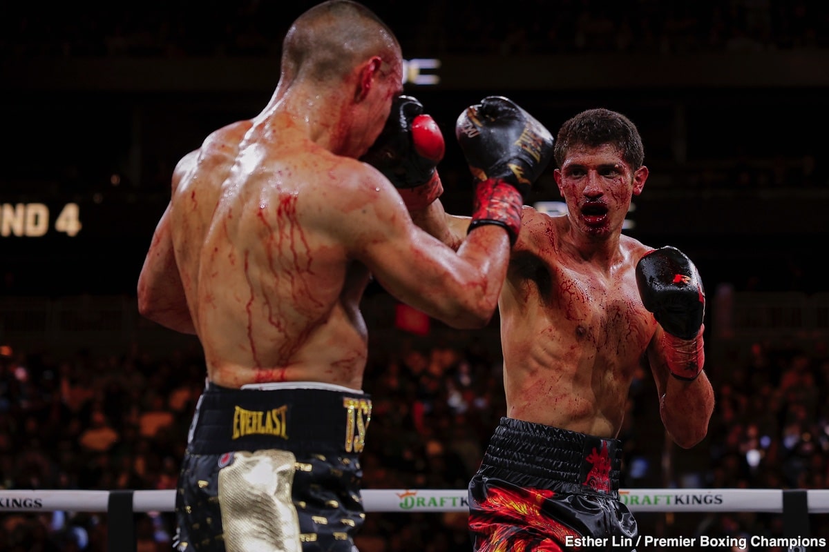 Sebastian Fundora Defeats Tim Tszyu, Captures WBC & WBO Titles